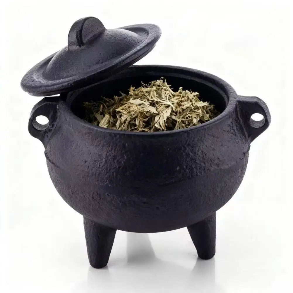 Mini Cast Iron Cauldron — Altar Incense Burner