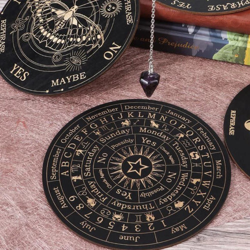 Amethyst Pendulum & Divination Board — Choose Your Tool