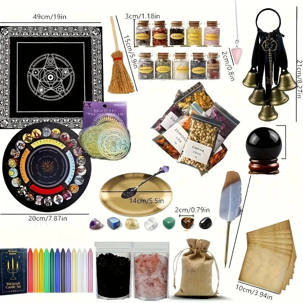The Complete Coven Kit — Candles, Crystals & Ritual Tools