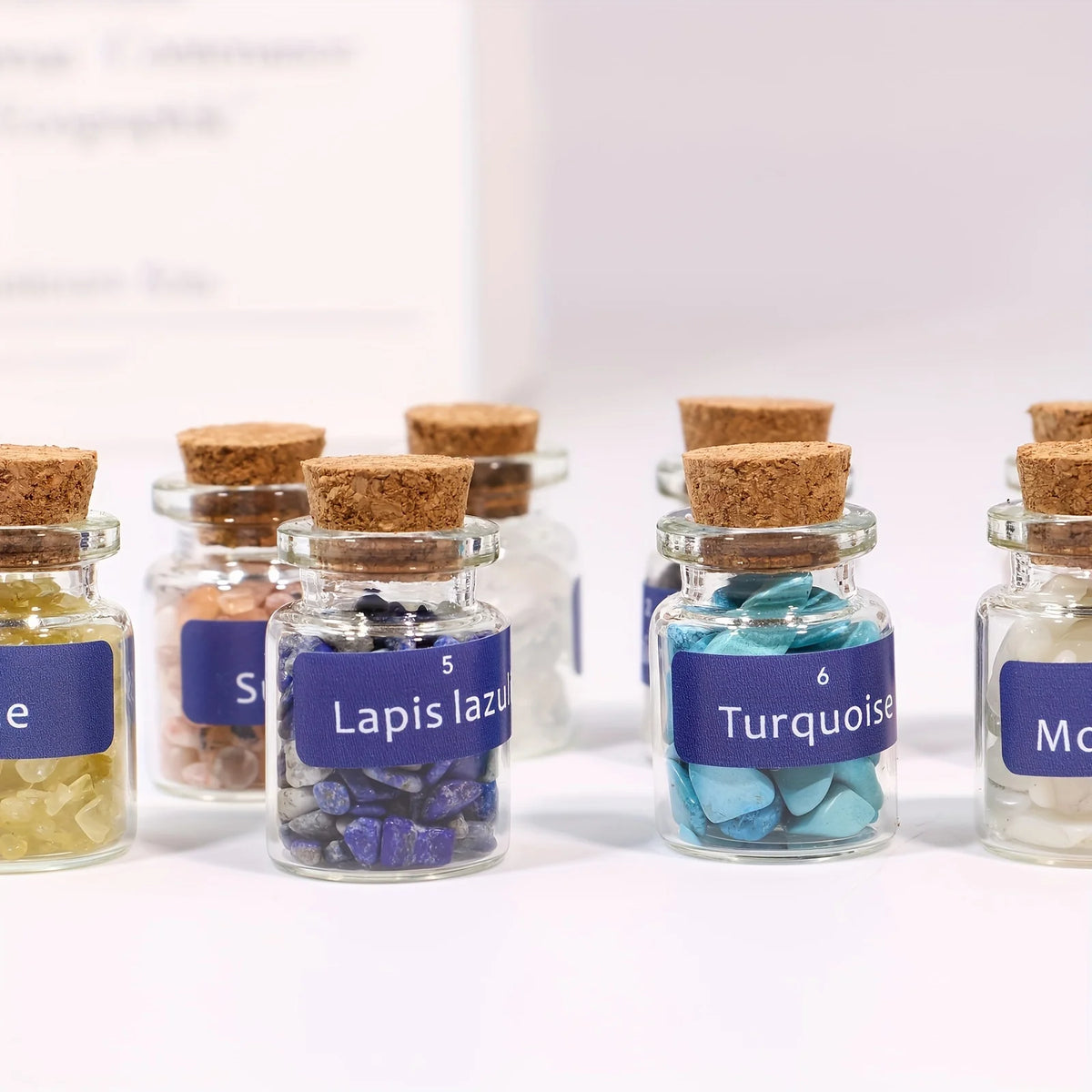 Gemstone Spell Jars — Healing Crystal Vials