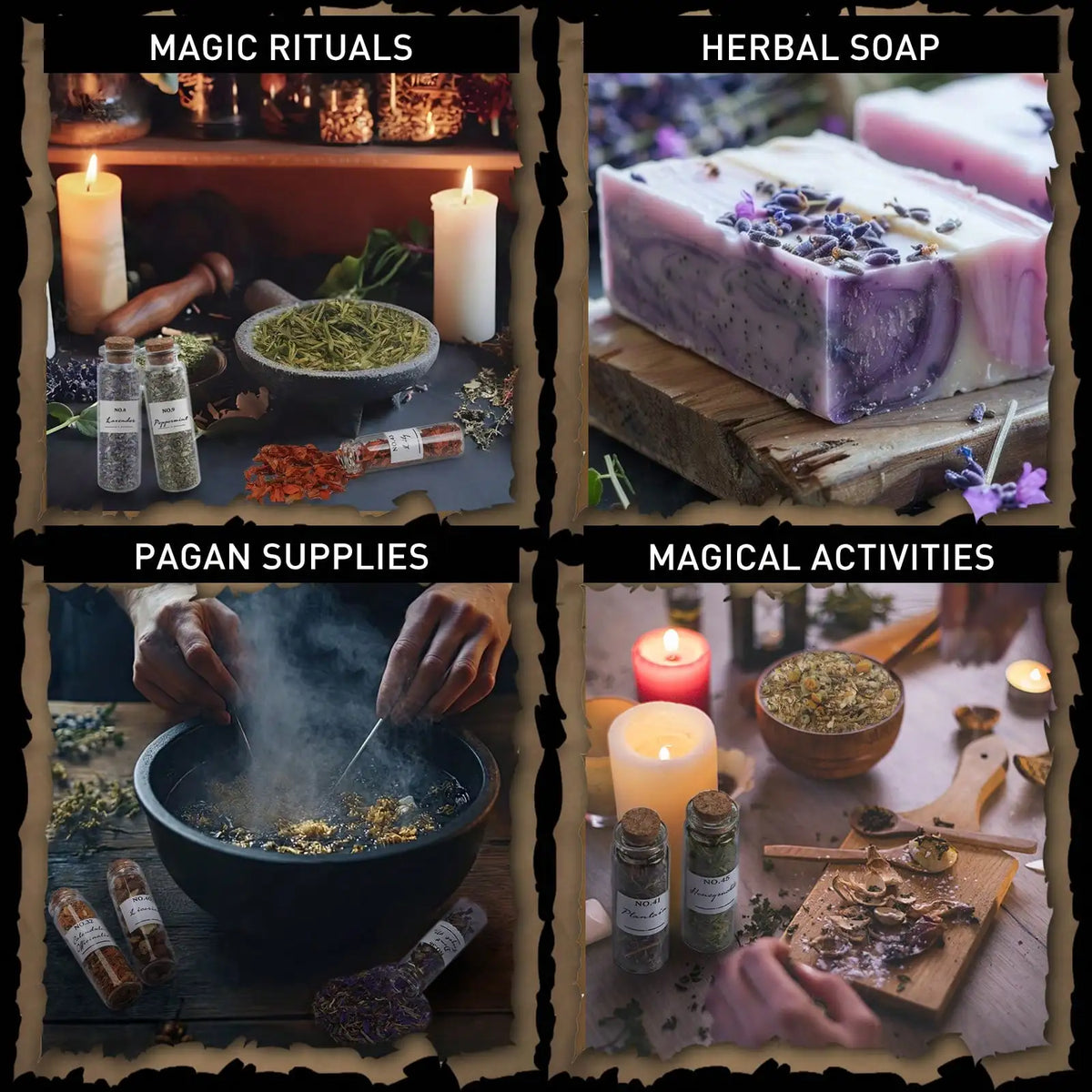 The Apothecary Box — Natural Dried Herbs Collection