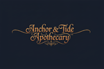 Anchor & Tide Apothecary Logo Wide