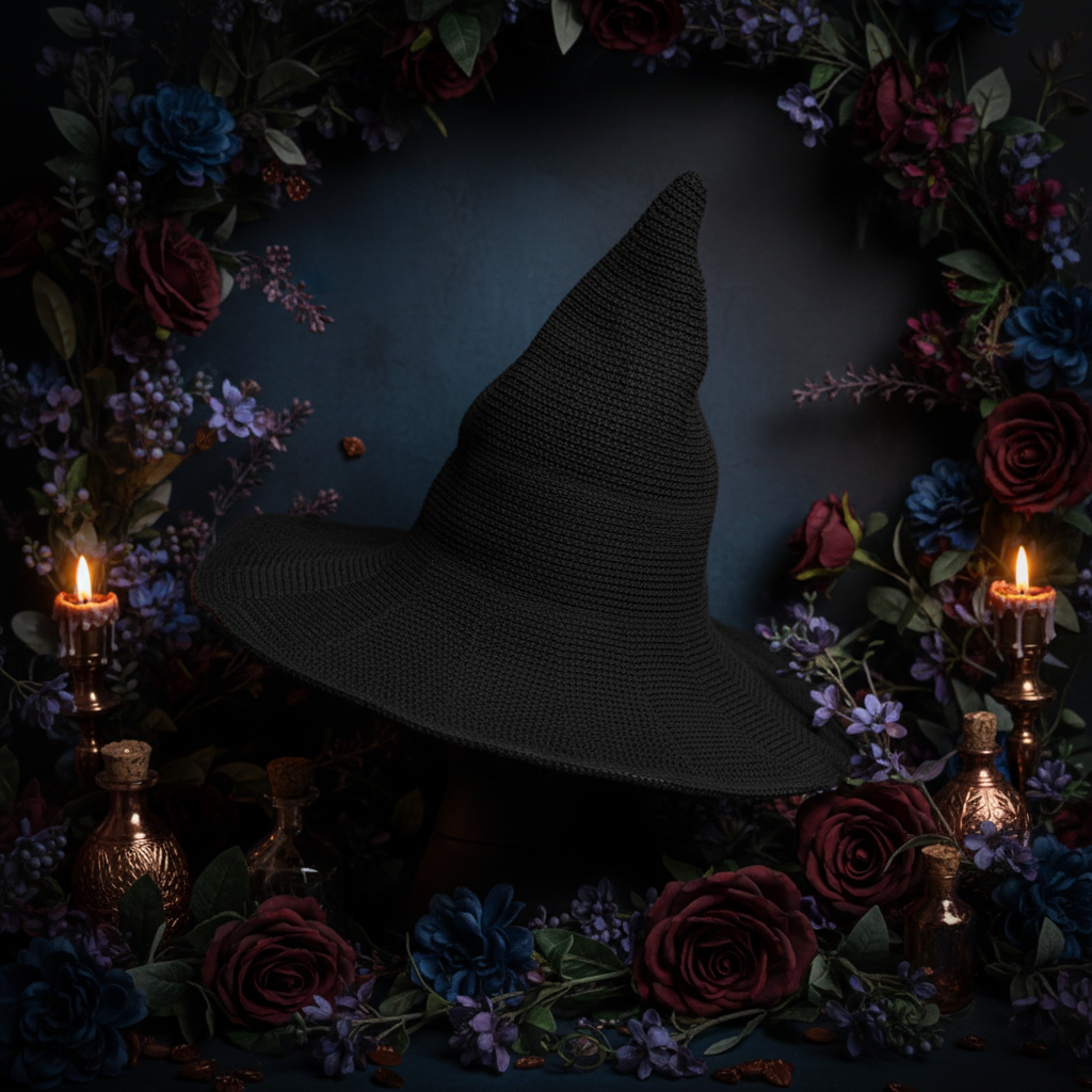 Midnight Bloom Witch Hat hero image